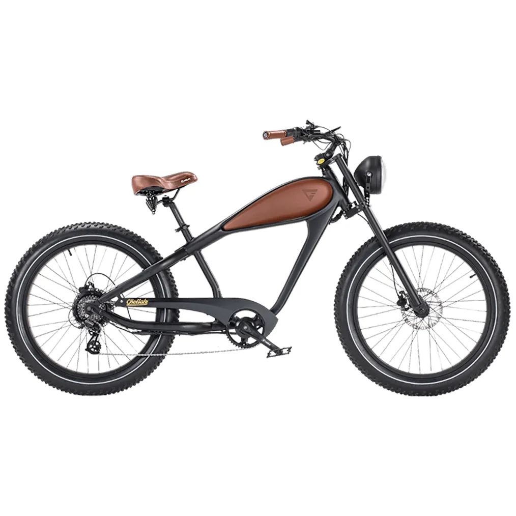 REVI BIKES Cheetah Plus Electric Cafe Racer - 750 Watt, 48V