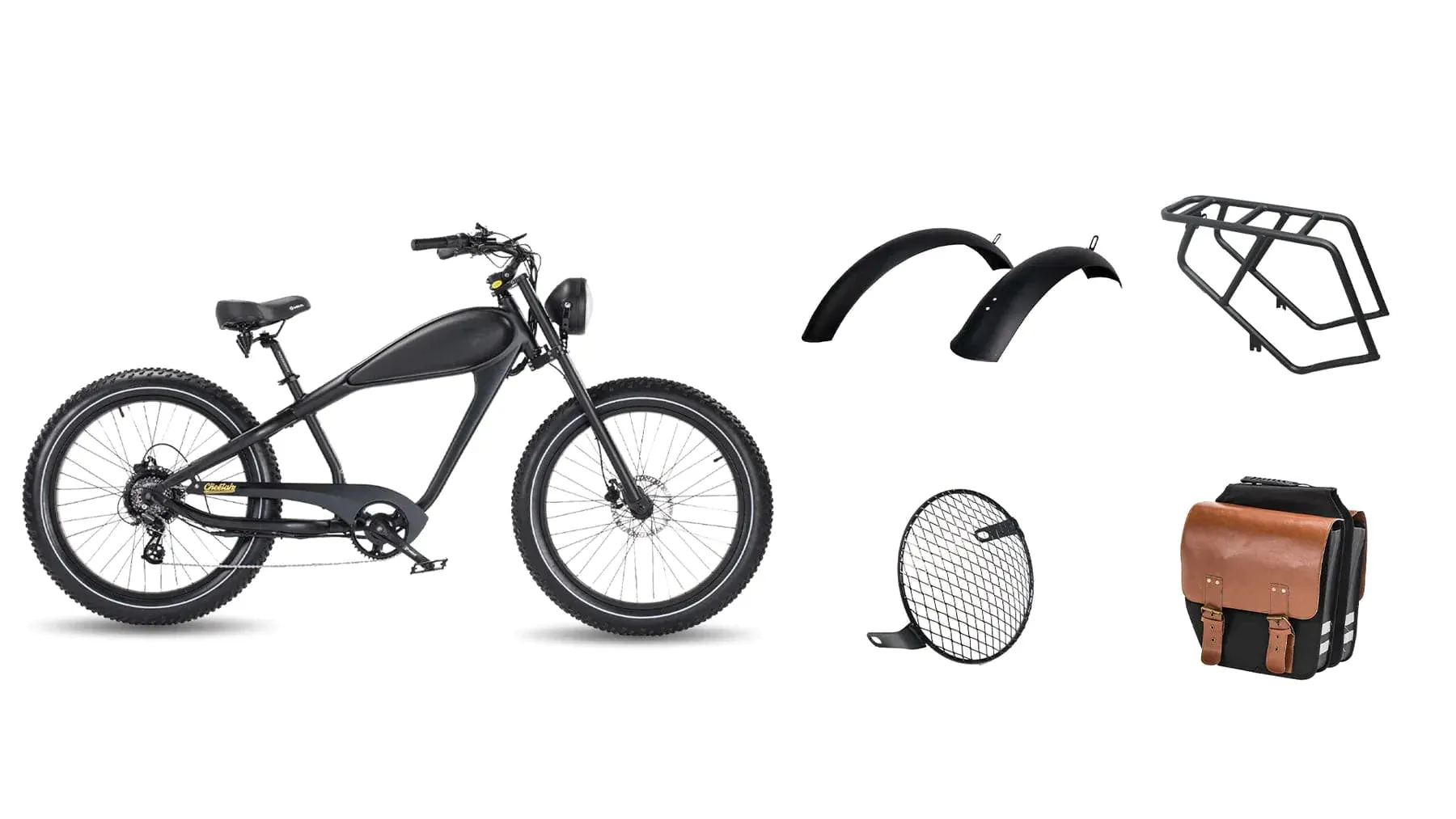 ReviBikes Cheetah Plus BAFANG 750W Motor Café Racer Electric Cruiser Bike