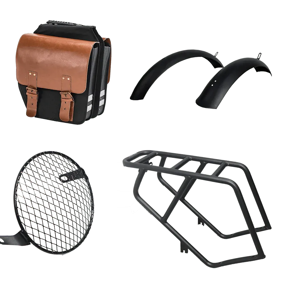 ReviBikes Cheetah Plus BAFANG 750W Motor Café Racer Electric Cruiser Bike