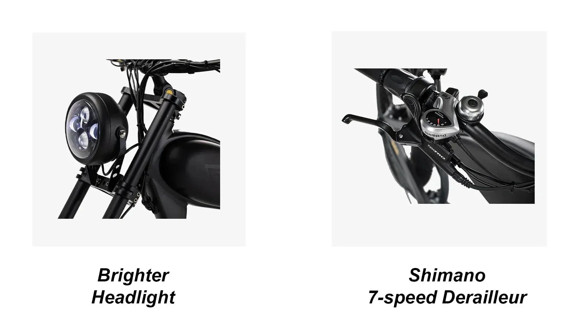 ReviBikes Cheetah Plus BAFANG 750W Motor Café Racer Electric Cruiser Bike