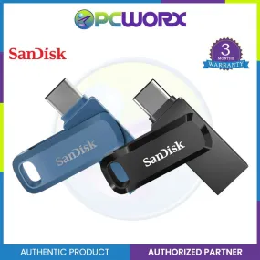 SanDisk 32GB Ultra Dual Drive Go USB Type-C Flash Drive - Black | Navy Blue