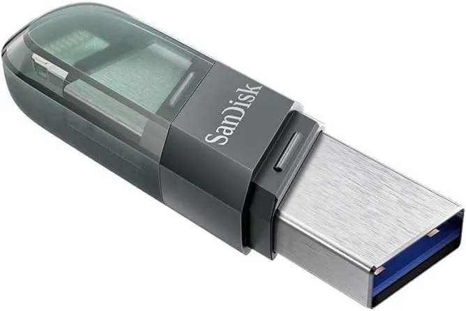 SanDisk 64GB iXpand Flash Drive Flip for iPhone (USB-A and Lightning) 雙用隨身碟 SDIX90N-064G-GN6NN 772-4419