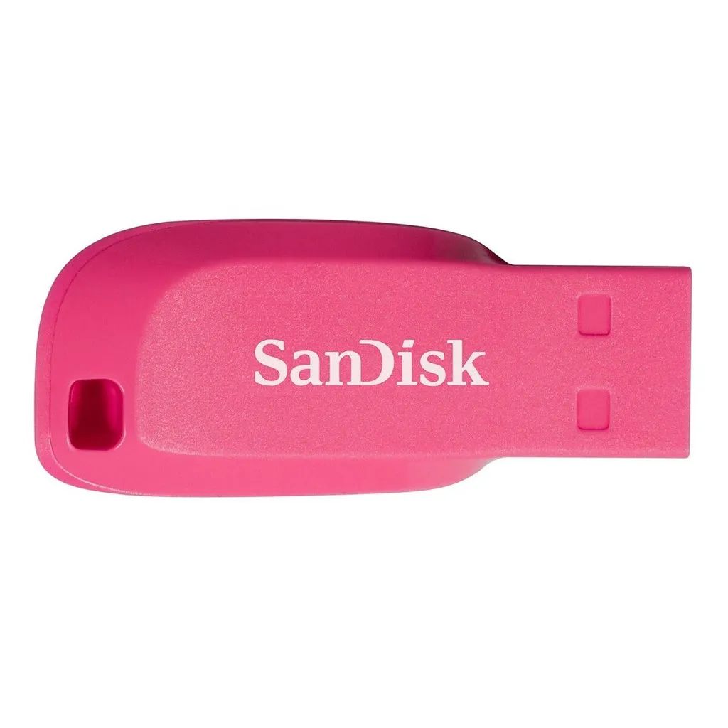 SanDisk CZ50 Cruzer Blade Pendrive USB 2.0 Flash Drive Black/Pink (16GB/32GB/64GB)