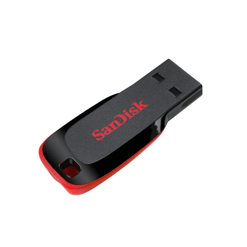 SanDisk CZ50 Cruzer Blade Pendrive USB 2.0 Flash Drive Black/Pink (16GB/32GB/64GB)