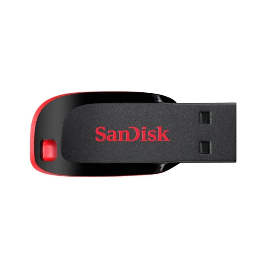 SanDisk CZ50 Cruzer Blade Pendrive USB 2.0 Flash Drive Black/Pink (16GB/32GB/64GB)