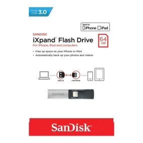 Sandisk Ixpand 3.0 Flashdrive 64GB