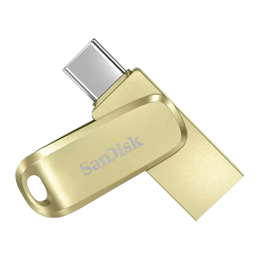 SanDisk Ultra Dual Drive Luxe USB Type-C Flash Drive (32GB/64GB/128GB/256GB)