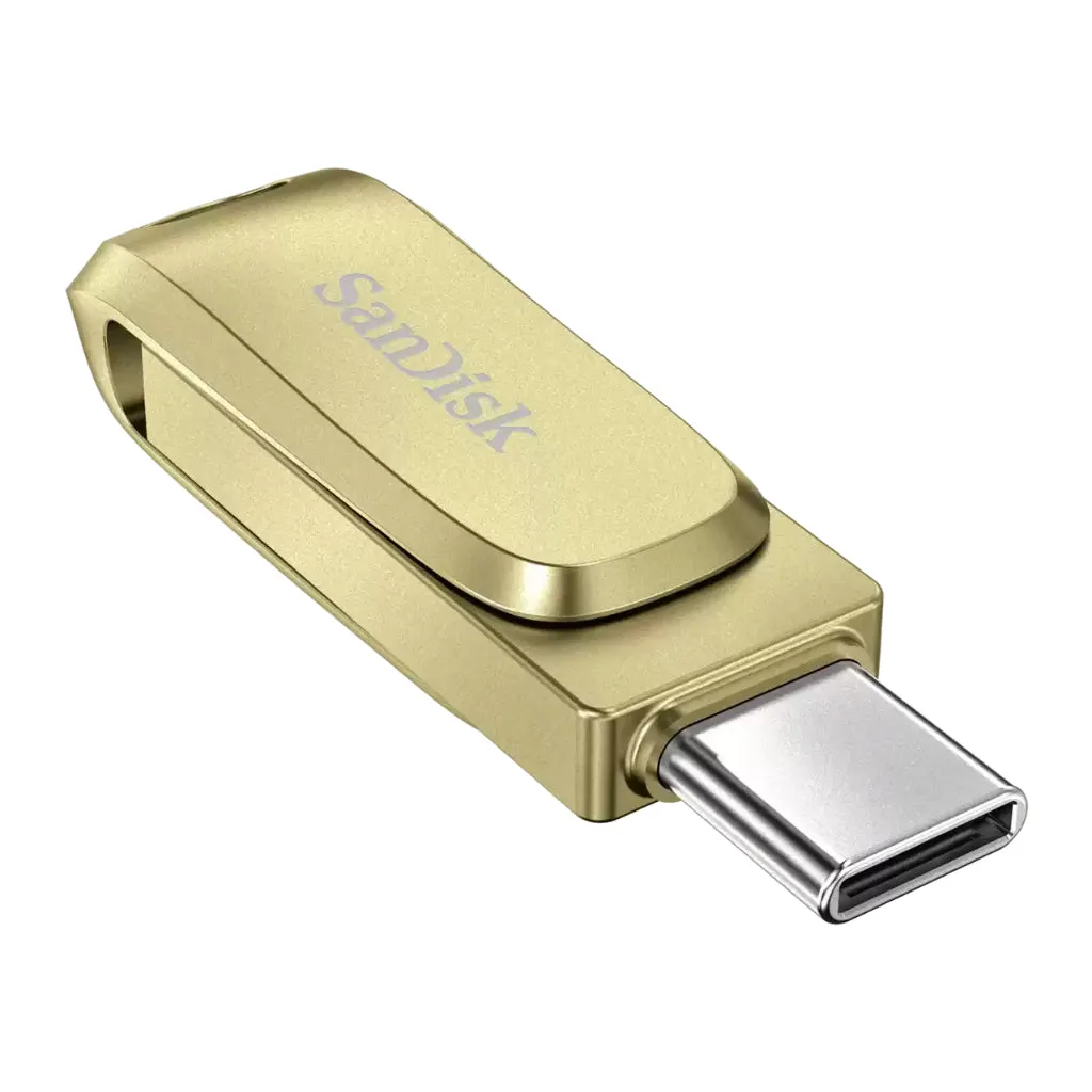 SanDisk Ultra Dual Drive Luxe USB Type-C Flash Drive (32GB/64GB/128GB/256GB)
