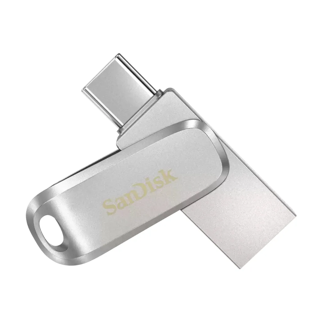 SanDisk Ultra Dual Drive Luxe USB Type-C Flash Drive (32GB/64GB/128GB/256GB)