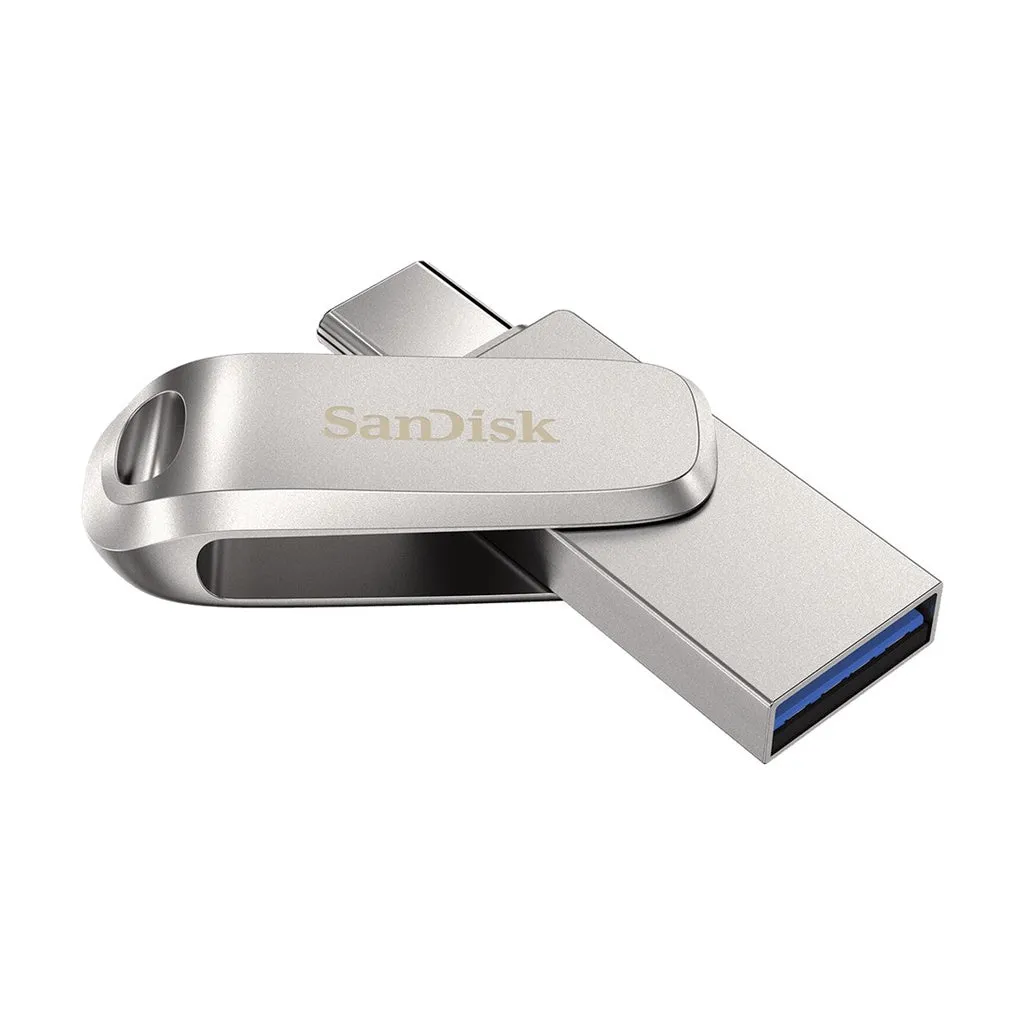 SanDisk Ultra Dual Drive Luxe USB Type-C Flash Drive (32GB/64GB/128GB/256GB)