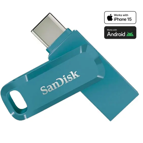 Sandisk Ultra Dual Go OTG Drive USB Type-C ( Black / Blue / Purple / Green ) SDDDC3 ( 32GB / 64GB / 128GB/256GB )