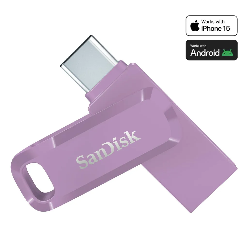 Sandisk Ultra Dual Go OTG Drive USB Type-C ( Black / Blue / Purple / Green ) SDDDC3 ( 32GB / 64GB / 128GB/256GB )