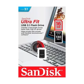 Sandisk Ultra Fit 3.1 Flashdrive 16GB
