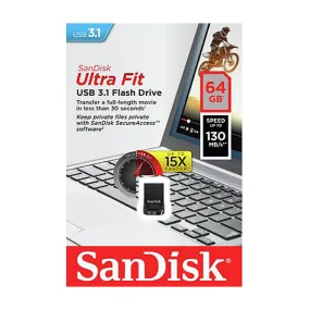 Sandisk Ultra Fit 3.1 Flashdrive 64GB