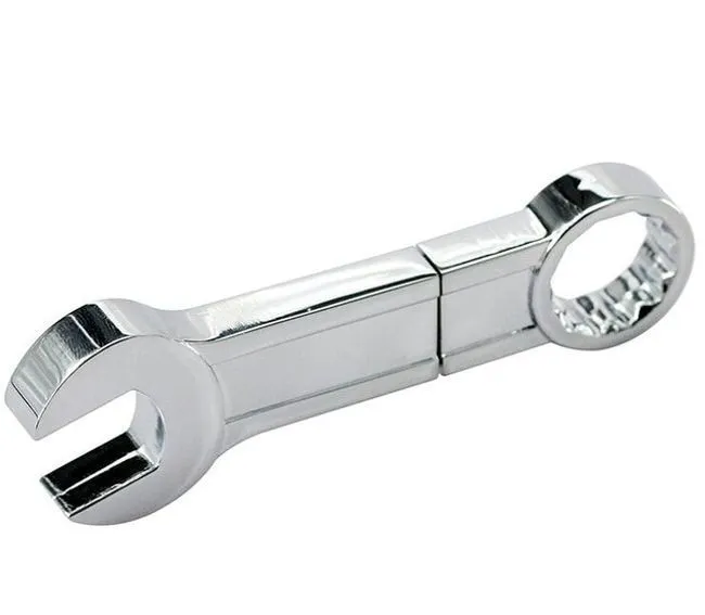 Store Data in Real Hardware | Metal Wrench U Disk: 4GB-128GB