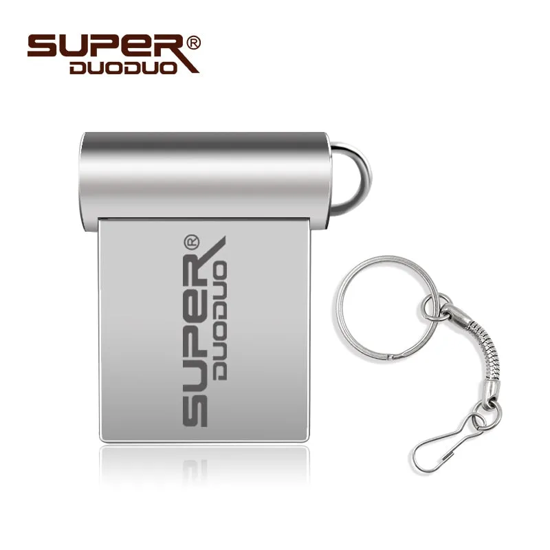 super mini metal usb flash drive 64GB 32GB 16GB 8GB 4GB flash drive portable 128GB memory stick Pendrive Storage flash disk