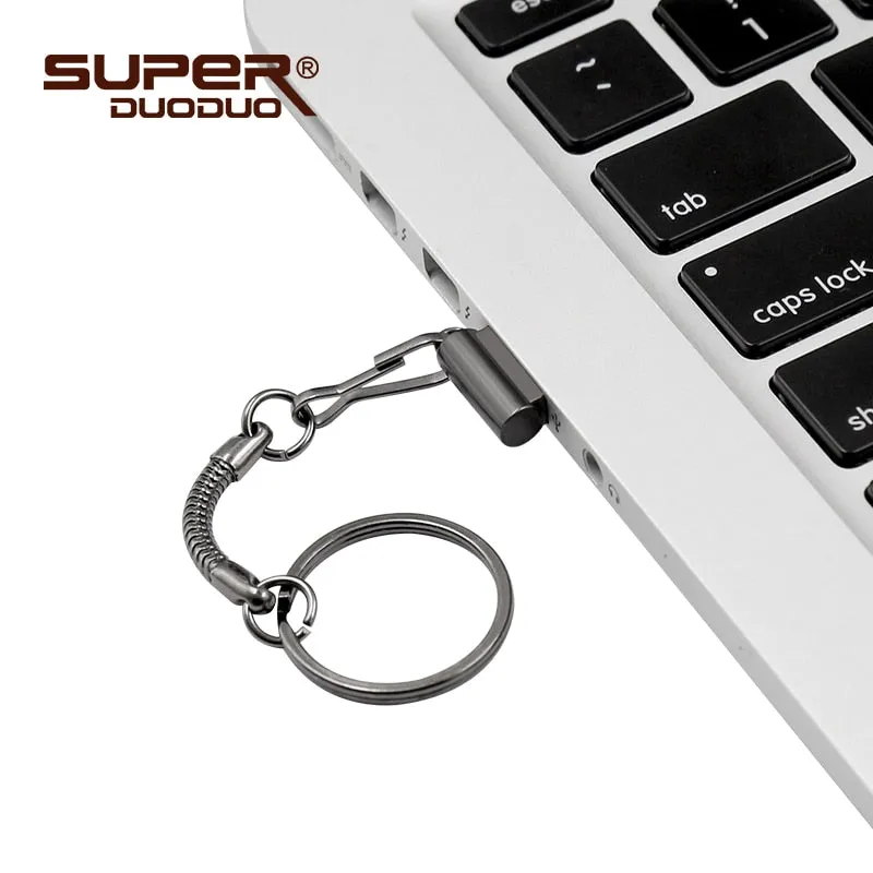 super mini metal usb flash drive 64GB 32GB 16GB 8GB 4GB flash drive portable 128GB memory stick Pendrive Storage flash disk
