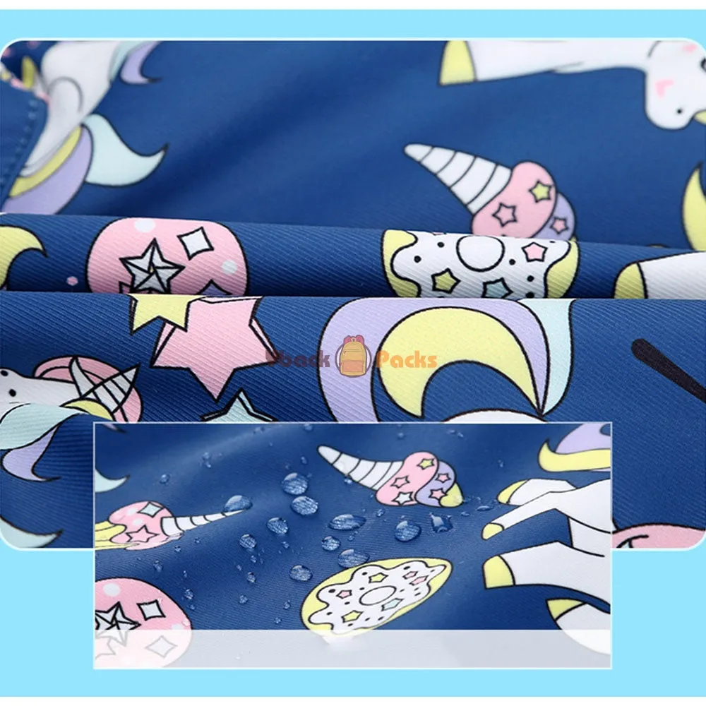 Teen Cartoon Unicorn Backpack Set Fits 14 Inches Laptop Bag with Lunch Bag College Bag