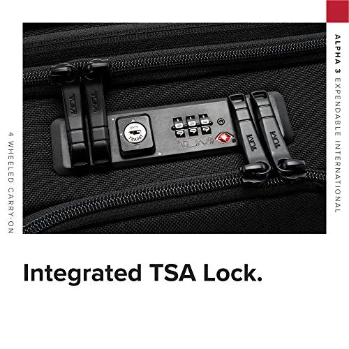 TUMI - Alpha 3 Expandable International 4 Wheeled Carry-On Luggage