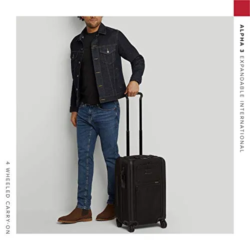 TUMI - Alpha 3 Expandable International 4 Wheeled Carry-On Luggage
