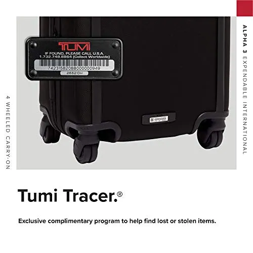 TUMI - Alpha 3 Expandable International 4 Wheeled Carry-On Luggage