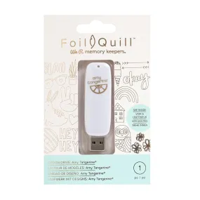 We R Memory Keepers Foil Quill USB Artwork Drive Amy Tangerine*