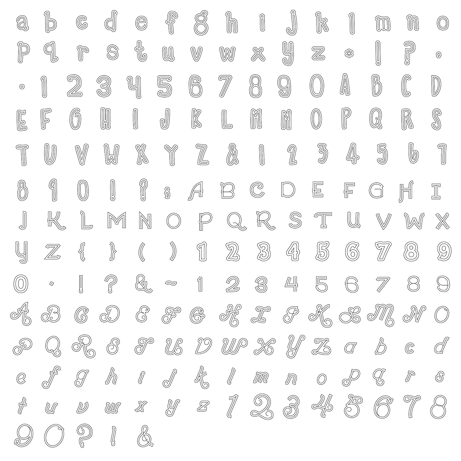 We R Memory Keepers - Foil Quill USB Artwork Drives - Alphabet*