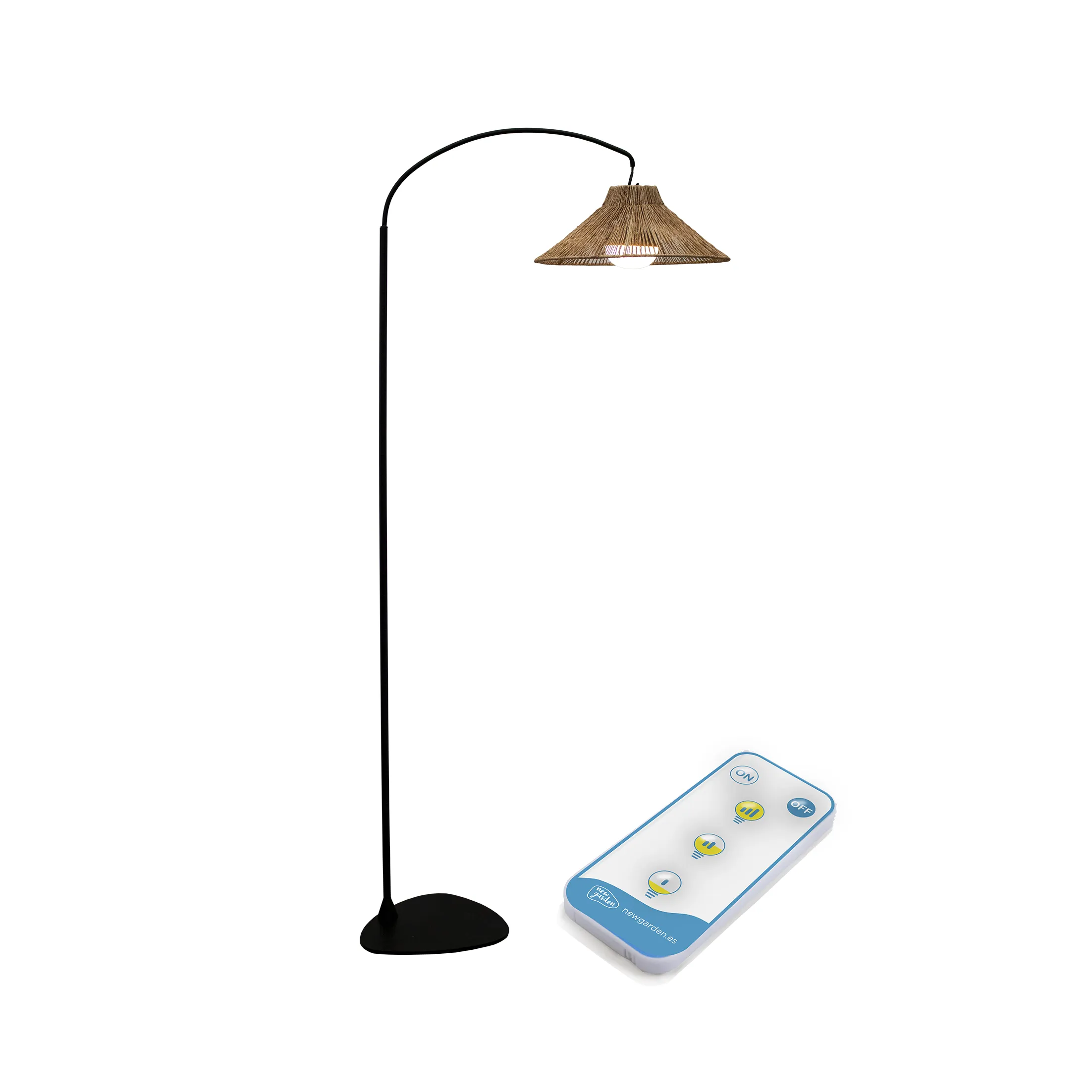 Wireless arc floor lamp NIZA 165
