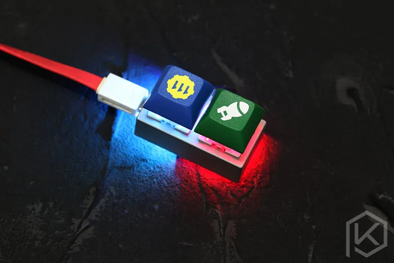 xd002 xiudi 2% Custom Mechanical Keyboard 2 keys Underglow and switch RGB PCB programmed hot-swappable macro key aluminum case