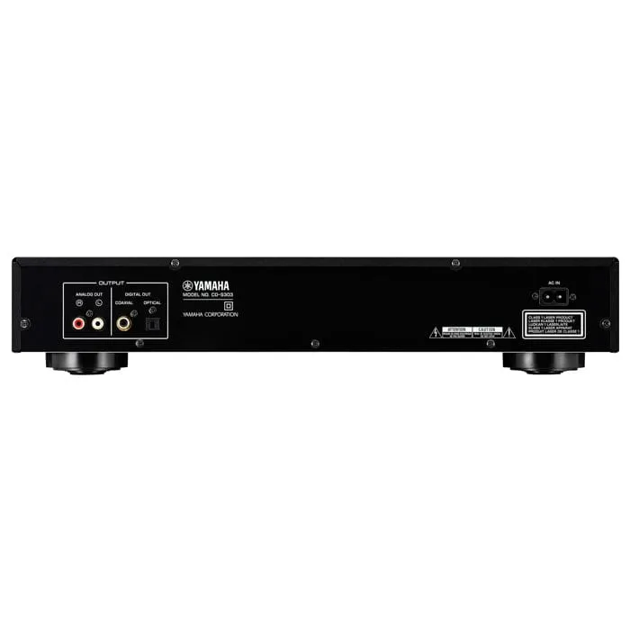 Yamaha CDS303 Single Disc CD Player, Black